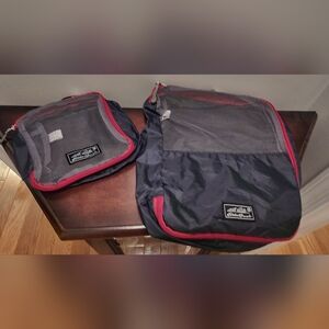 Eddie Bauer Black and Red Men's Bag